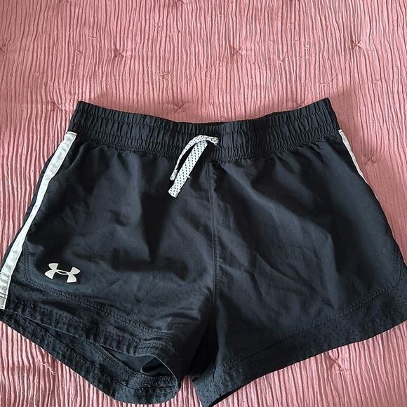 black under armor track shorts - Picture 1 of 2
